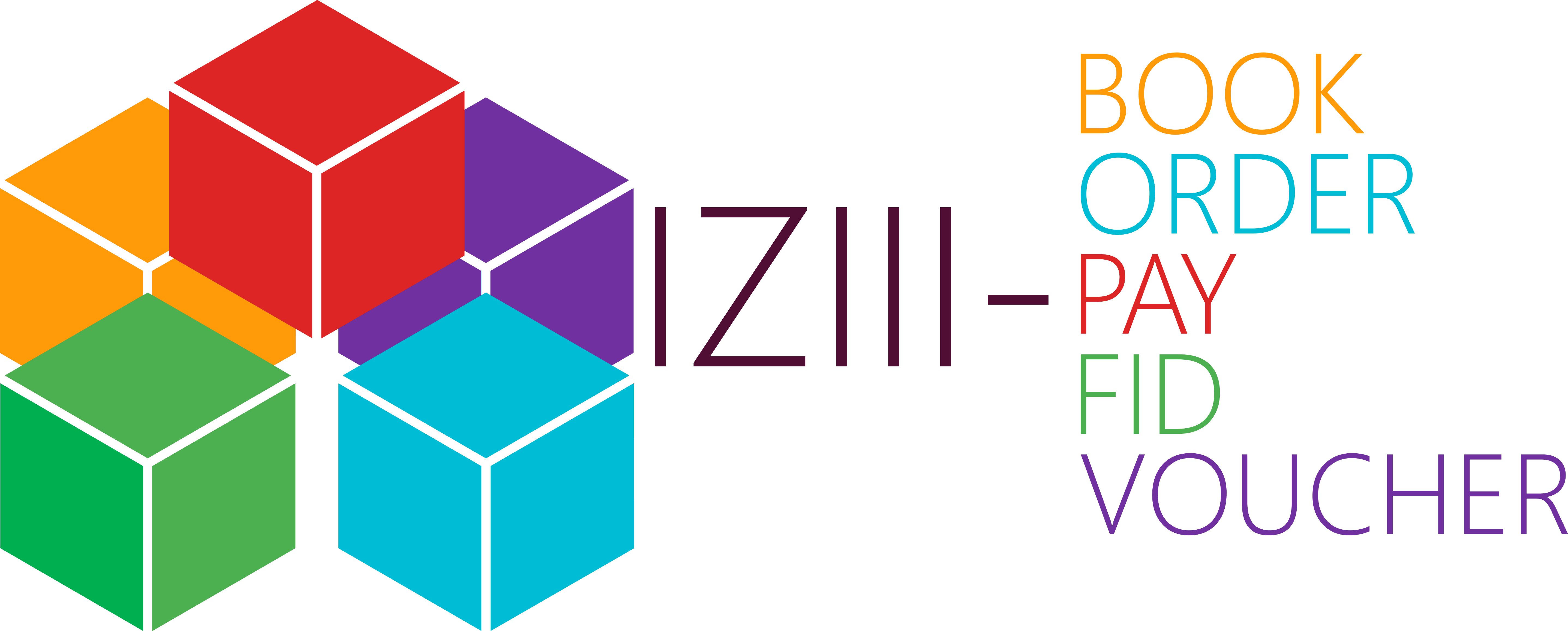 Logo IZIII PAY - ORDER - FID - BOOK - VOUCHER